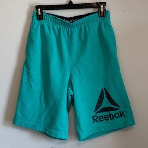 Reebok | Boys Teal Green Soft Jersey Athletic Basketball Shorts